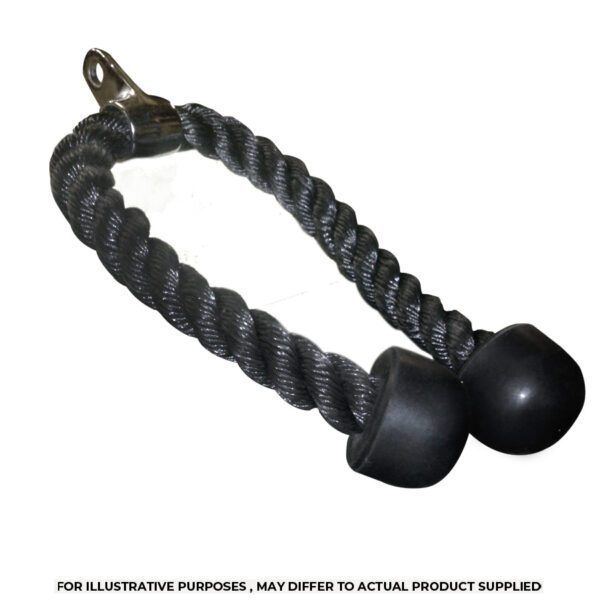 Tricep press down rope by fitness warehouse